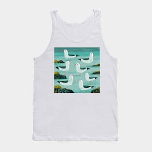 Winter Gulls Tank Top